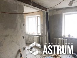 Усиление проема металлоконструкцией