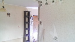 Усиление проёма металлоконструкцией