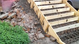 Бетонная лестница