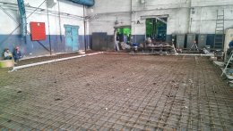 Заливка бетонного пола