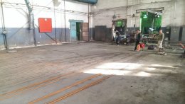 Заливка бетонного пола