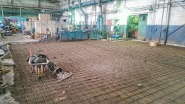 Заливка бетонного пола