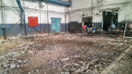 Заливка бетонного пола