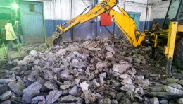 Заливка бетонного пола