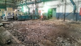 Заливка бетонного пола