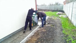 Бетонная отмостка