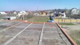 Бетонная стяжка на кровле