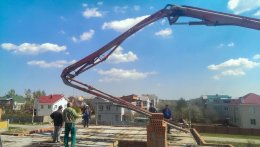 Бетонная стяжка на кровле