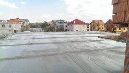 Бетонная стяжка на кровле