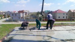 Бетонная стяжка на кровле