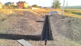 Заливка бетонного фундамента