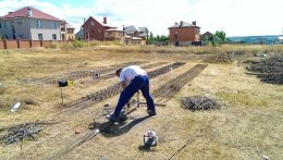 Заливка бетонного фундамента