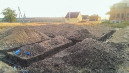 Заливка бетонного фундамента