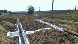 Заливка бетонного фундамента