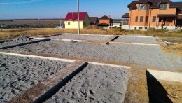 Заливка бетонного фундамента