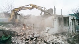 Демонтаж (снос) частного дома