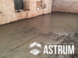 Демонтаж и заливка бетонного пола