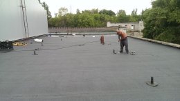 Кровля крыши еврорубероидом