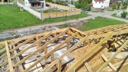 Возведение кровли дома