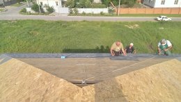 Возведение кровли дома