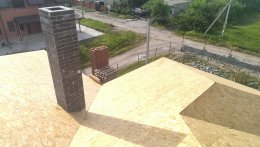 Возведение кровли дома