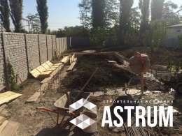 Кладка гаража из газобетона