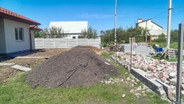 Кладка каменного забора из бута