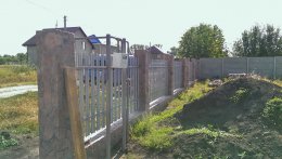 Кладка каменного забора из бута