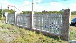Кладка каменного забора из бута