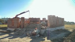 Кирпичная кладка дома