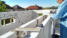 Кладка газобетона