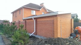 Копка грунта и кладка котельной