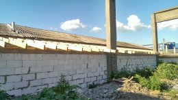 Строительство склада из газобетона