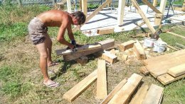 Строительство беседки из дерева