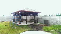 Строительство беседки из дерева