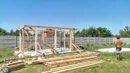 Строительство беседки из дерева
