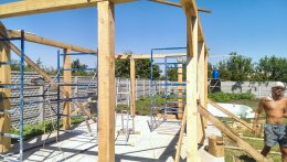 Строительство беседки из дерева