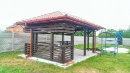 Строительство беседки из дерева