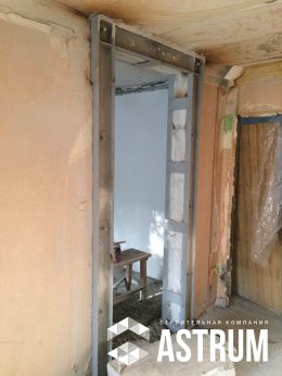 Усиление проемов металлоконструкцией