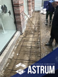 бетонирование территории