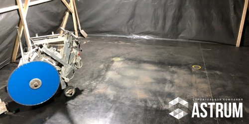 резка бетона без были