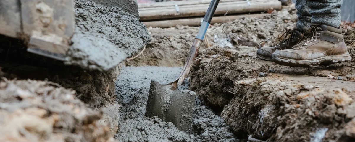 заливка бетона